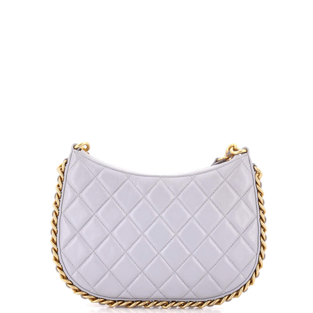 Chanel Cc Chain Around Hobo Quilted #244505C49B - Picture 3 of 6
